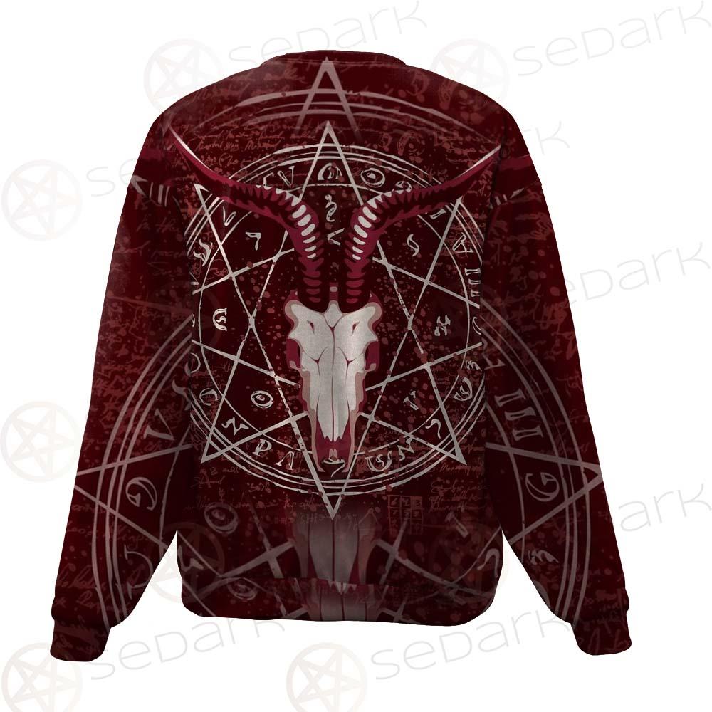 Pentagram With Magical Inscriptions SDN-1080 Unisex Sweatshirt