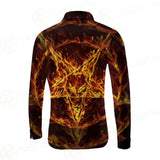 Satanic Fire Pentagram Long Sleeve Shirt