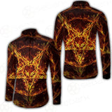 Satanic Fire Pentagram Long Sleeve Shirt