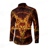 Satanic Fire Pentagram Long Sleeve Shirt