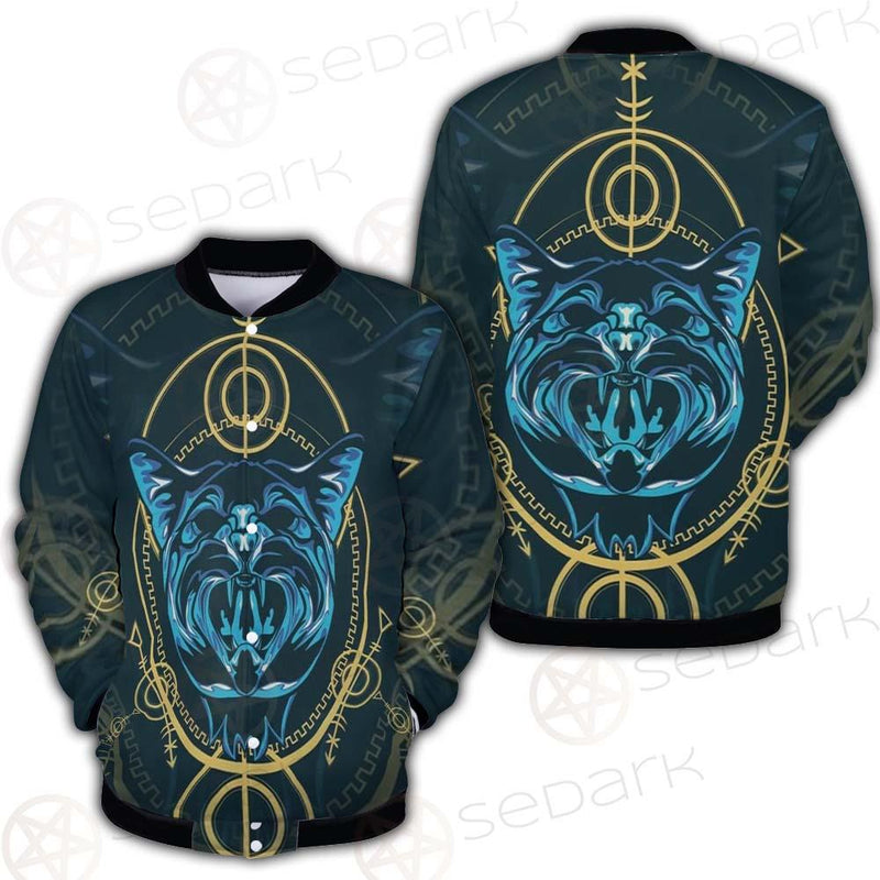 Modeling And Using Pop Art Coloring SDN-1084 Button Jacket