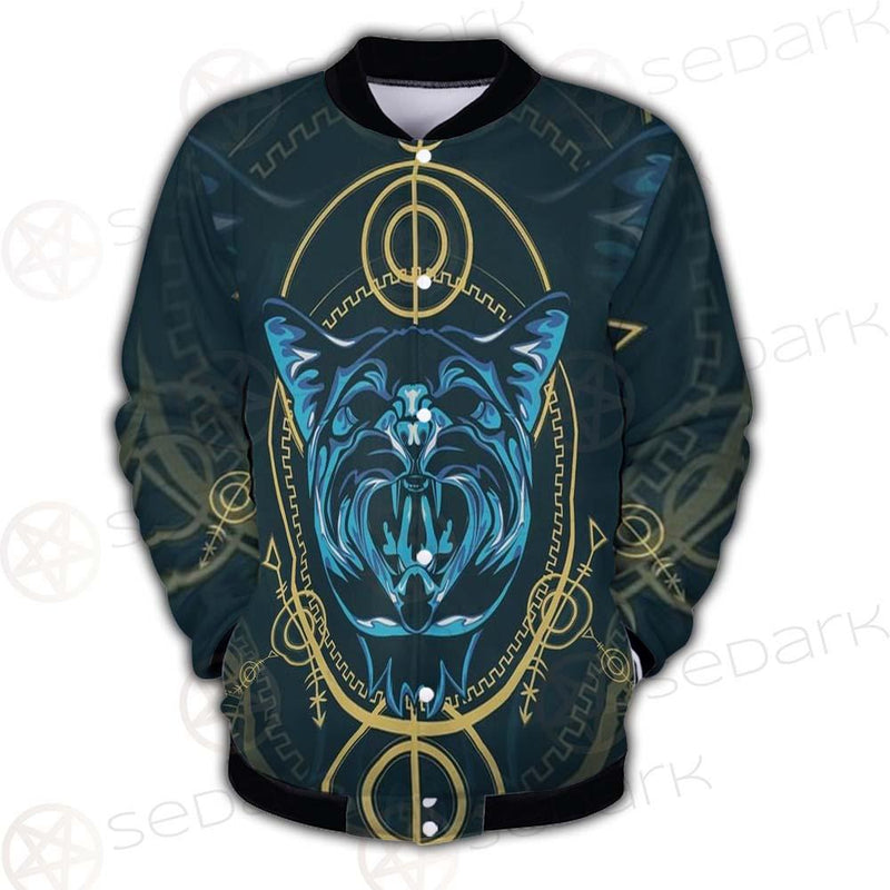 Modeling And Using Pop Art Coloring SDN-1084 Button Jacket