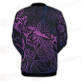Vector Composition With Mystical Cat Skeleton SDN-1085 Button Jacket