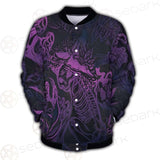 Vector Composition With Mystical Cat Skeleton SDN-1085 Button Jacket