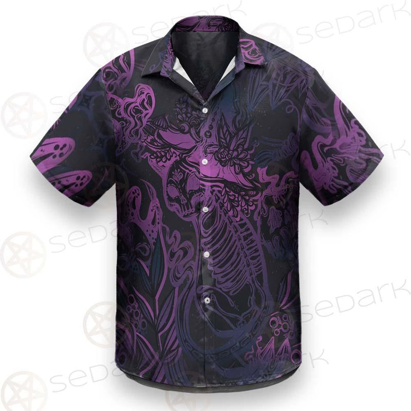 Vector Composition With Mystical Cat Skeleton SDN-1085 Shirt Allover