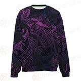 Vector Composition With Mystical Cat Skeleton SDN-1085 Unisex Sweatshirt