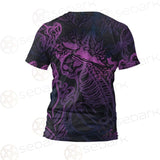 Vector Composition With Mystical Cat Skeleton SDN-1085 Unisex T-shirt