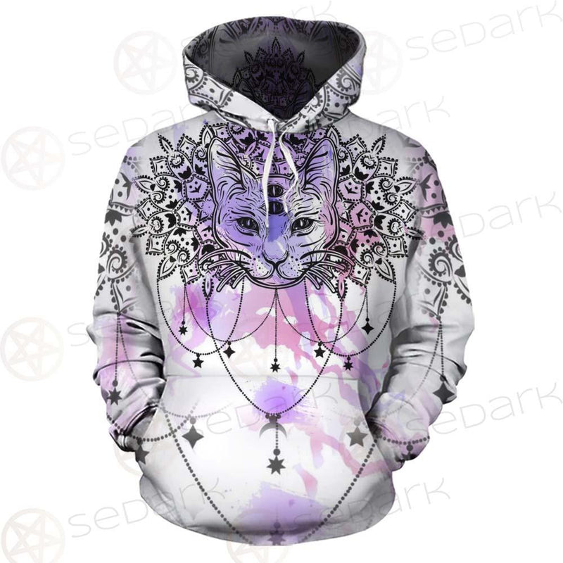 Dreamcatcher With Four Eyed Cat SDN-1086 Hoodie & Zip Hoodie