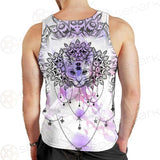 Dreamcatcher With Four Eyed Cat SDN-1086 Men Tank-tops