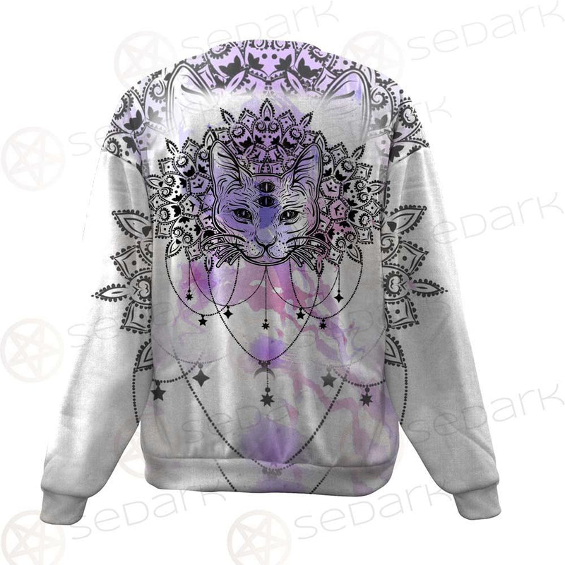 Dreamcatcher With Four Eyed Cat SDN-1086 Unisex Sweatshirt