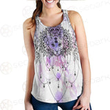 Dreamcatcher With Four Eyed Cat SDN-1086 Women Tank Top