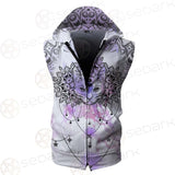 Dreamcatcher With Four Eyed Cat SDN-1086 Zip Sleeveless Hoodie