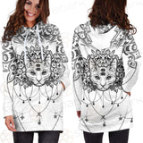 Dreamcatcher With Four Eyed Cat SDN-1087 Hoodie Dress