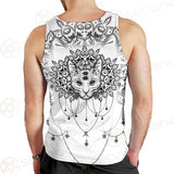 Dreamcatcher With Four Eyed Cat SDN-1087 Men Tank-tops