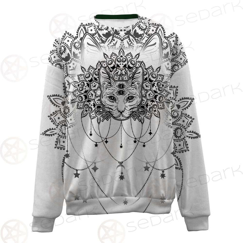 Dreamcatcher With Four Eyed Cat SDN-1087 Unisex Sweatshirt