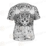 Dreamcatcher With Four Eyed Cat SDN-1087 Unisex T-shirt