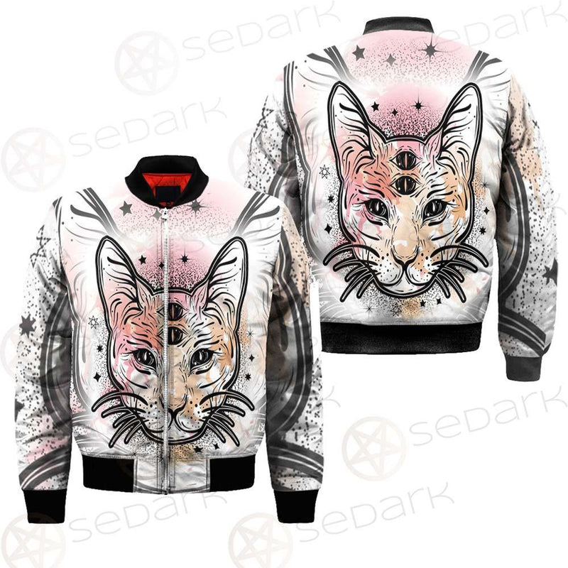 Illustration With Four Eyed Magic Cat SDN-1088 Jacket