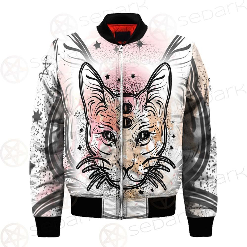 Illustration With Four Eyed Magic Cat SDN-1088 Jacket