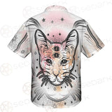 Illustration With Four Eyed Magic Cat SDN-1088 Shirt Allover
