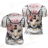 Illustration With Four Eyed Magic Cat SDN-1088 Unisex T-shirt