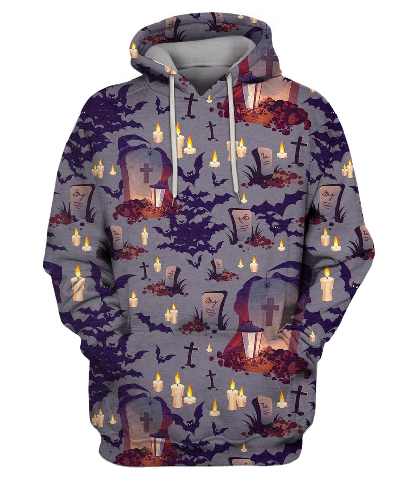 Holiday Composition With Funny Pumpkins Hoodie