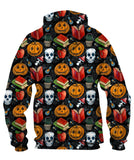 Holiday Composition With Funny Pumpkins Hoodie