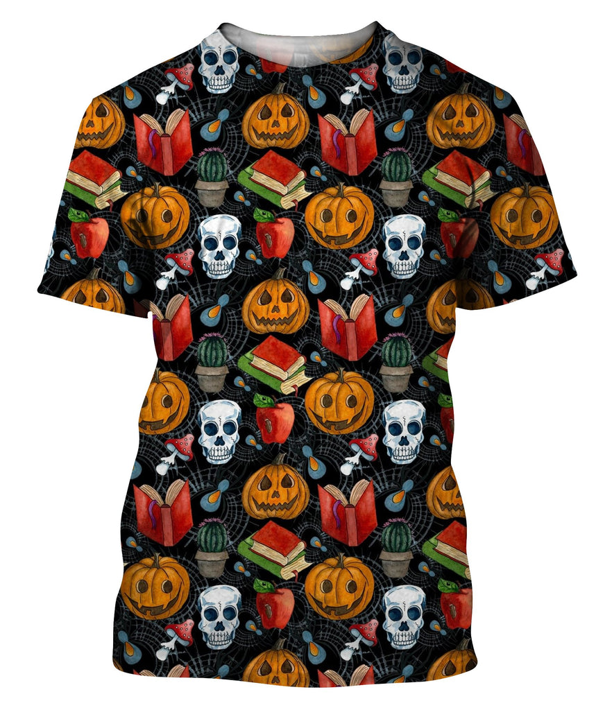Holiday Composition With Funny Pumpkins T-Shirt