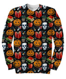 Holiday Composition With Funny Pumpkins Sweatshirt