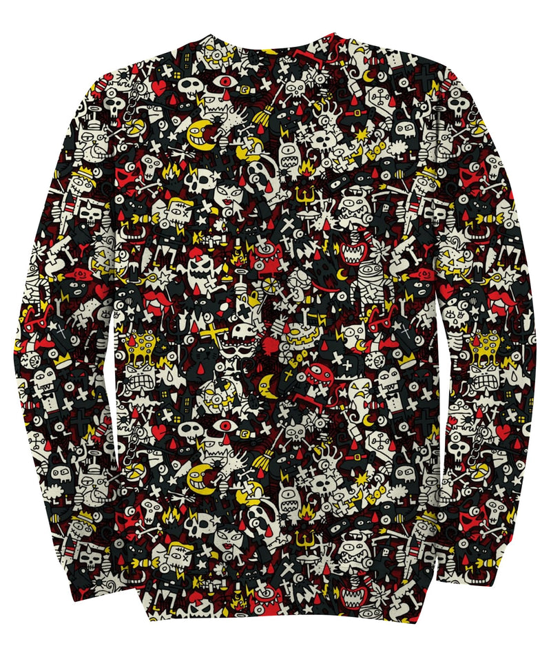 Mini Doodle Drawings Sweatshirt