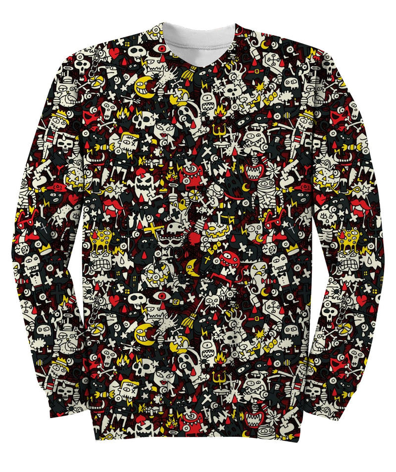 Mini Doodle Drawings Sweatshirt