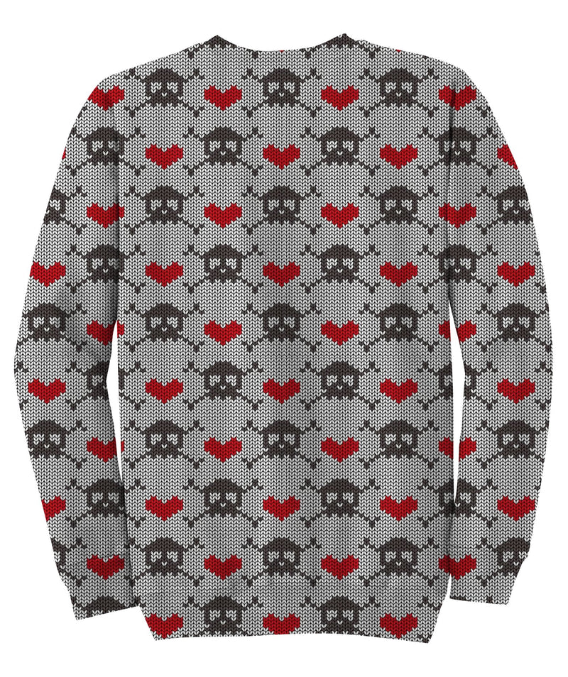 Crossbones And Hearts Sweatshirt