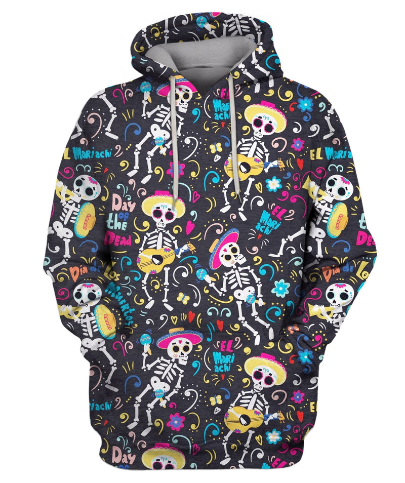 Band Of Mariachi Skeletons Hoodie