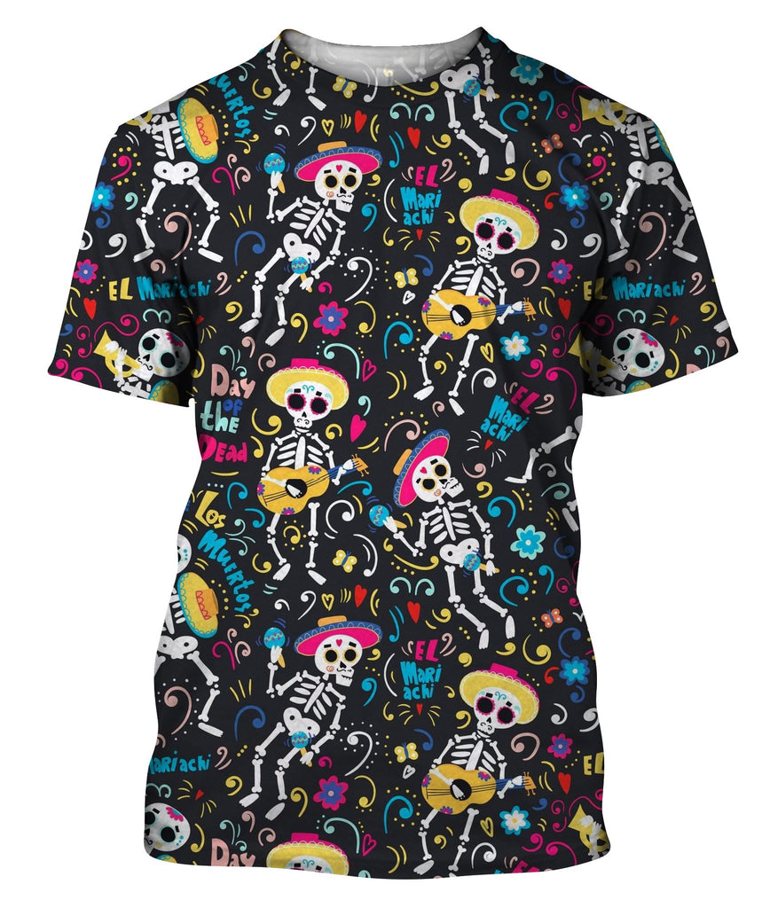 Band Of Mariachi Skeletons T-Shirt