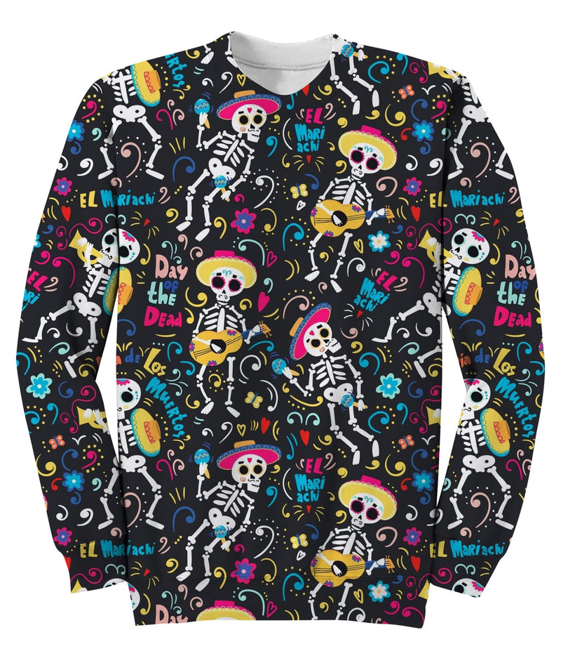 Band Of Mariachi Skeletons Sweatshirt
