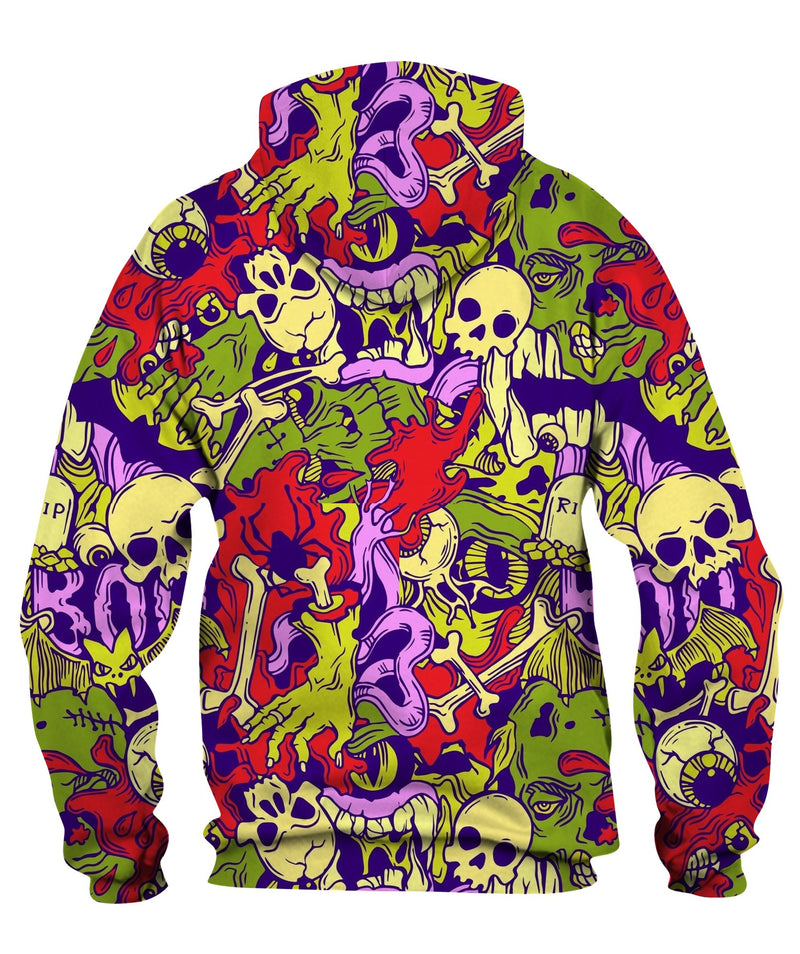 Horror Elements Zip Hoodie