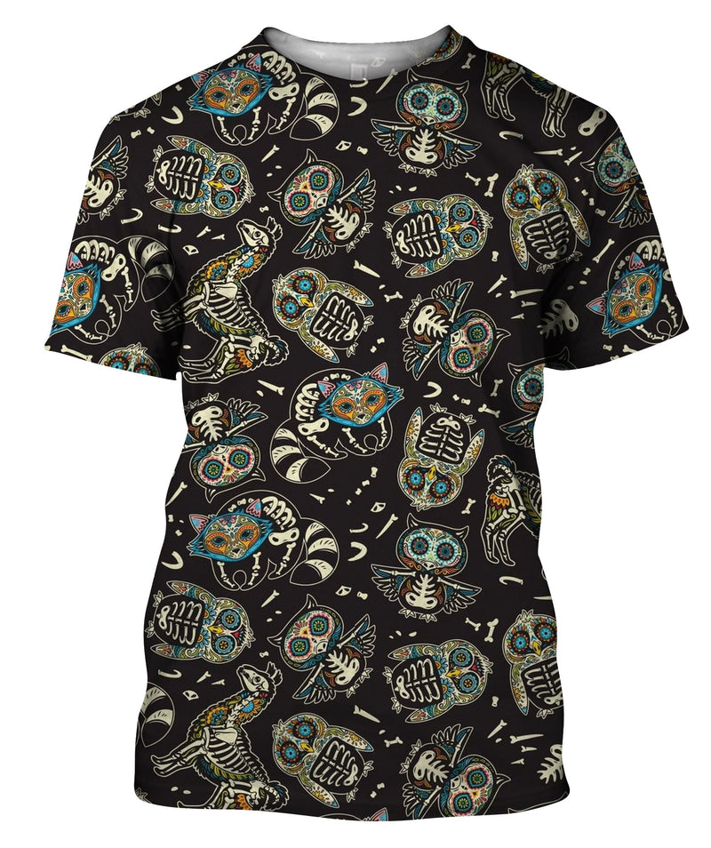 Mexican Holiday Surface Black T-Shirt