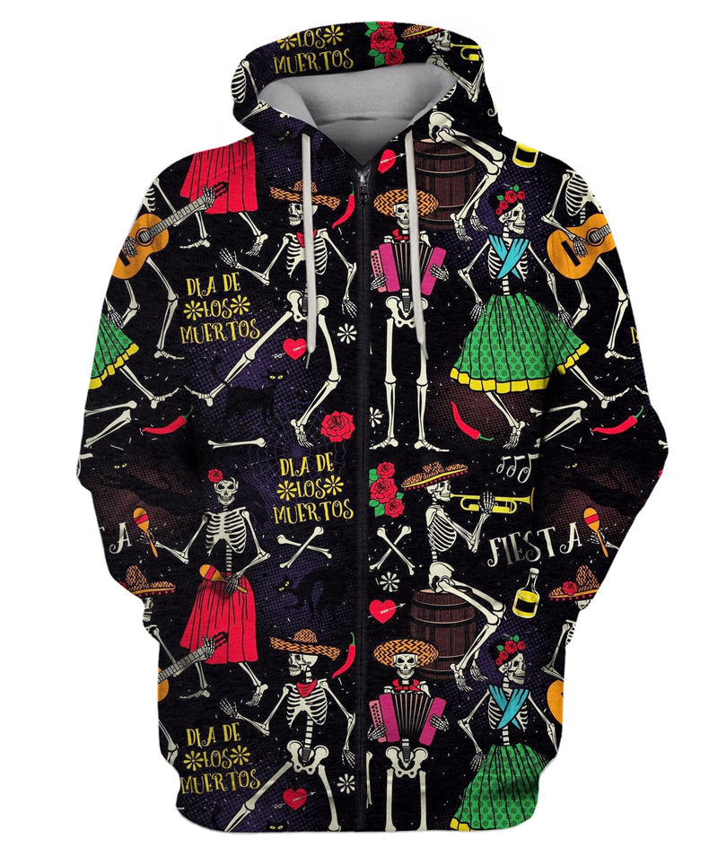 The Skeleton Dance Zip Hoodie