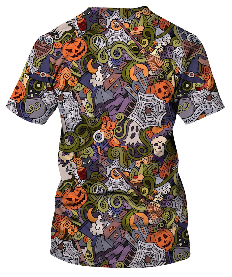 Cartoon Vector Hand-Drawn T-Shirt