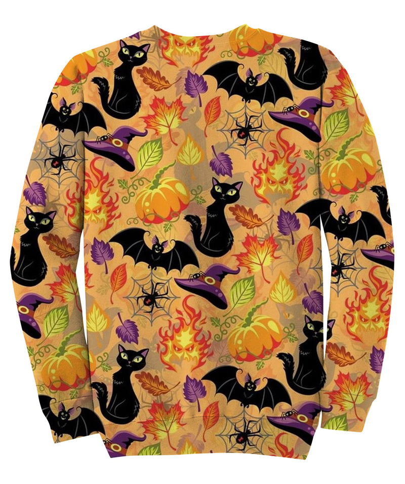 Seamless Pattern For Halloween. Sweatshirt
