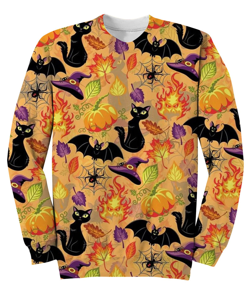 Seamless Pattern For Halloween. Sweatshirt