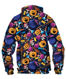 Seamless Pattern Halloween Zip Hoodie