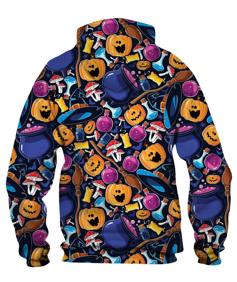 Seamless Pattern Halloween Hoodie