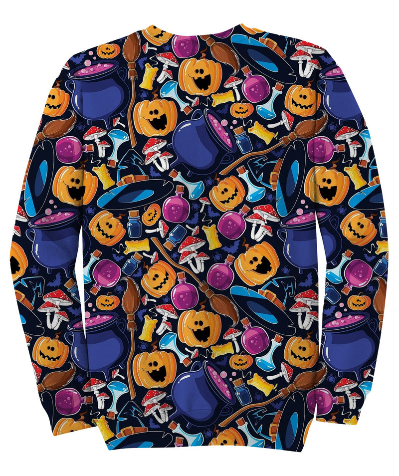 Seamless Pattern Halloween Sweatshirt