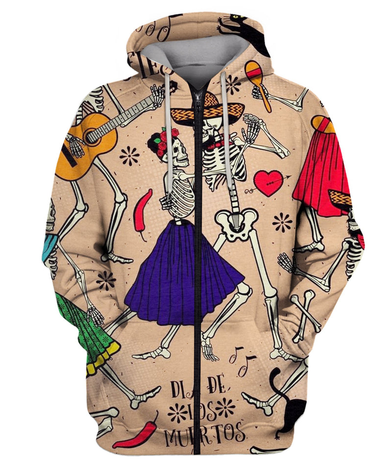 The Skeleton Dance Zip Hoodie