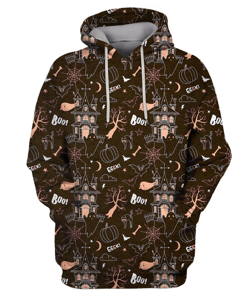 Happy Halloween Pattern Hoodie
