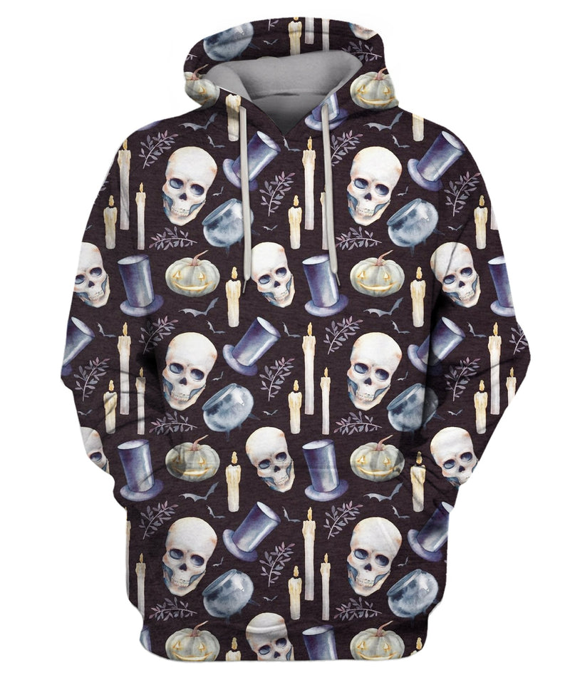 Hand Drawn Holiday Texture With Elements Hoodie