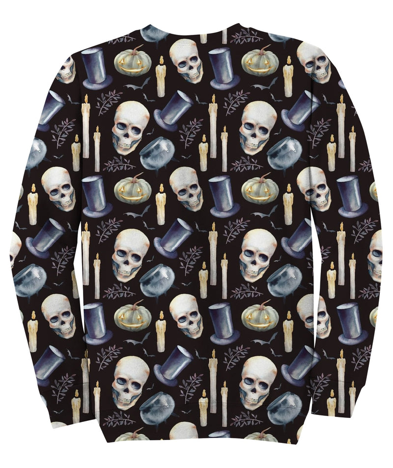 Hand Drawn Holiday Texture With Elements Sweatshirt