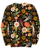 Bones And Floral Elements Sweatshirt