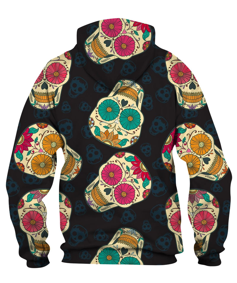 Dia De Los Muertos Zip Hoodie
