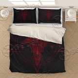 Satanic Bedding set - Red art